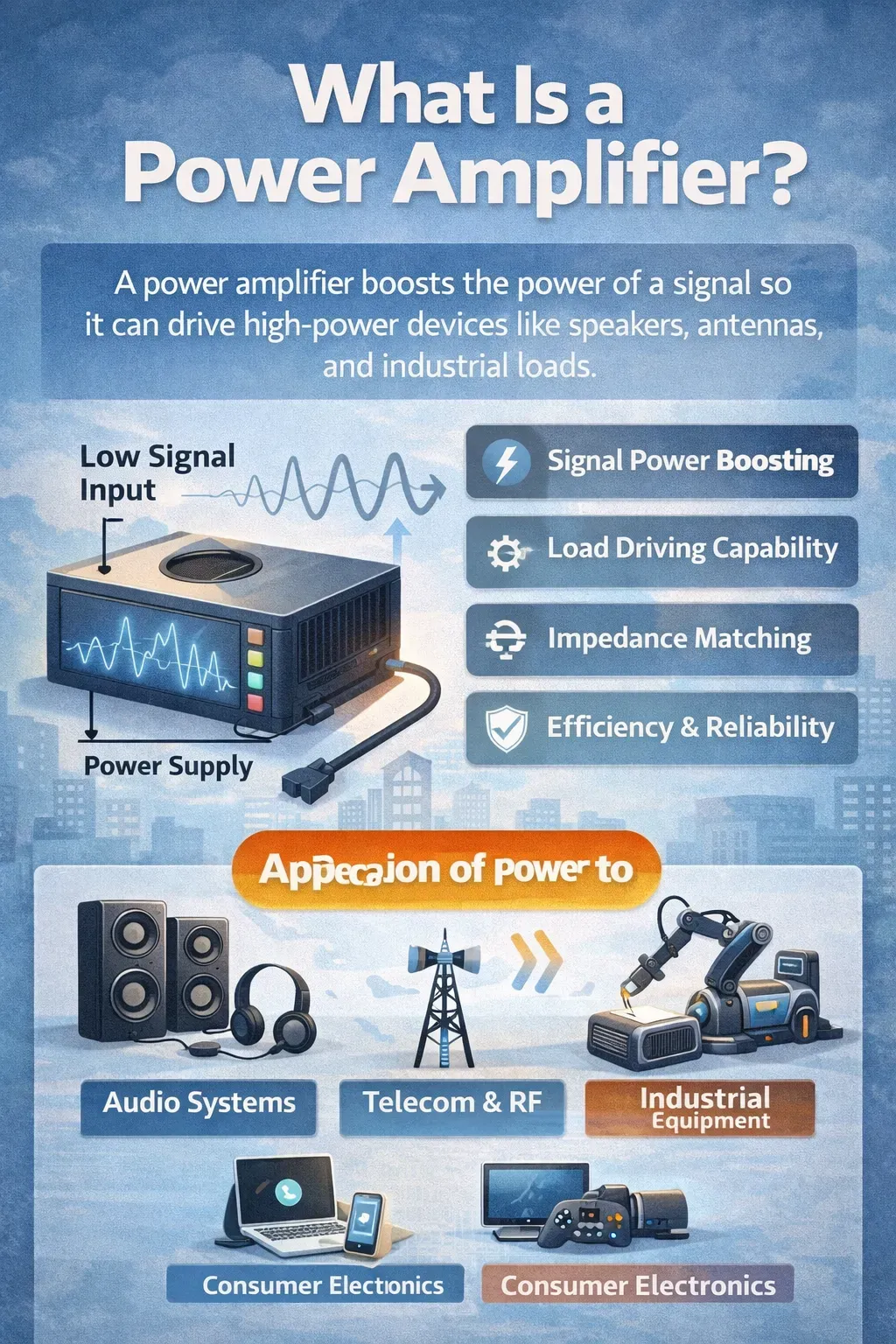 Terminals Compatible with Amplifiers Terminals Compatible with Amplifiers