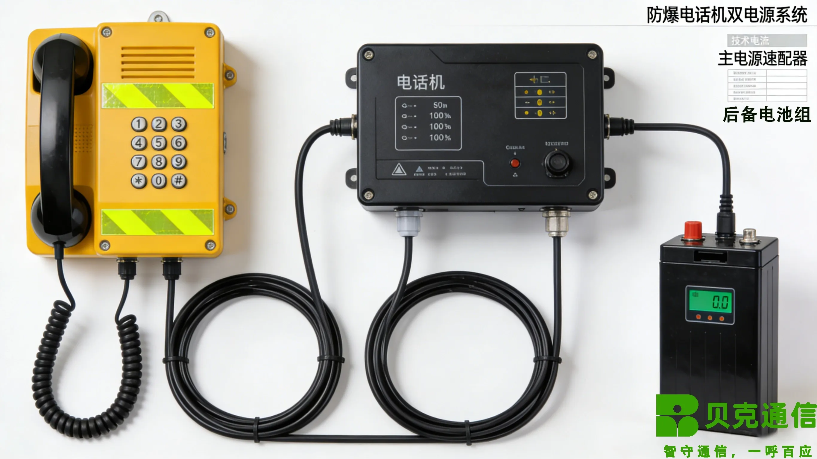 إمدادات الطاقة المزدوجة آمنة منجم الفحم محطة الاتصال الداخلي الموثوقية