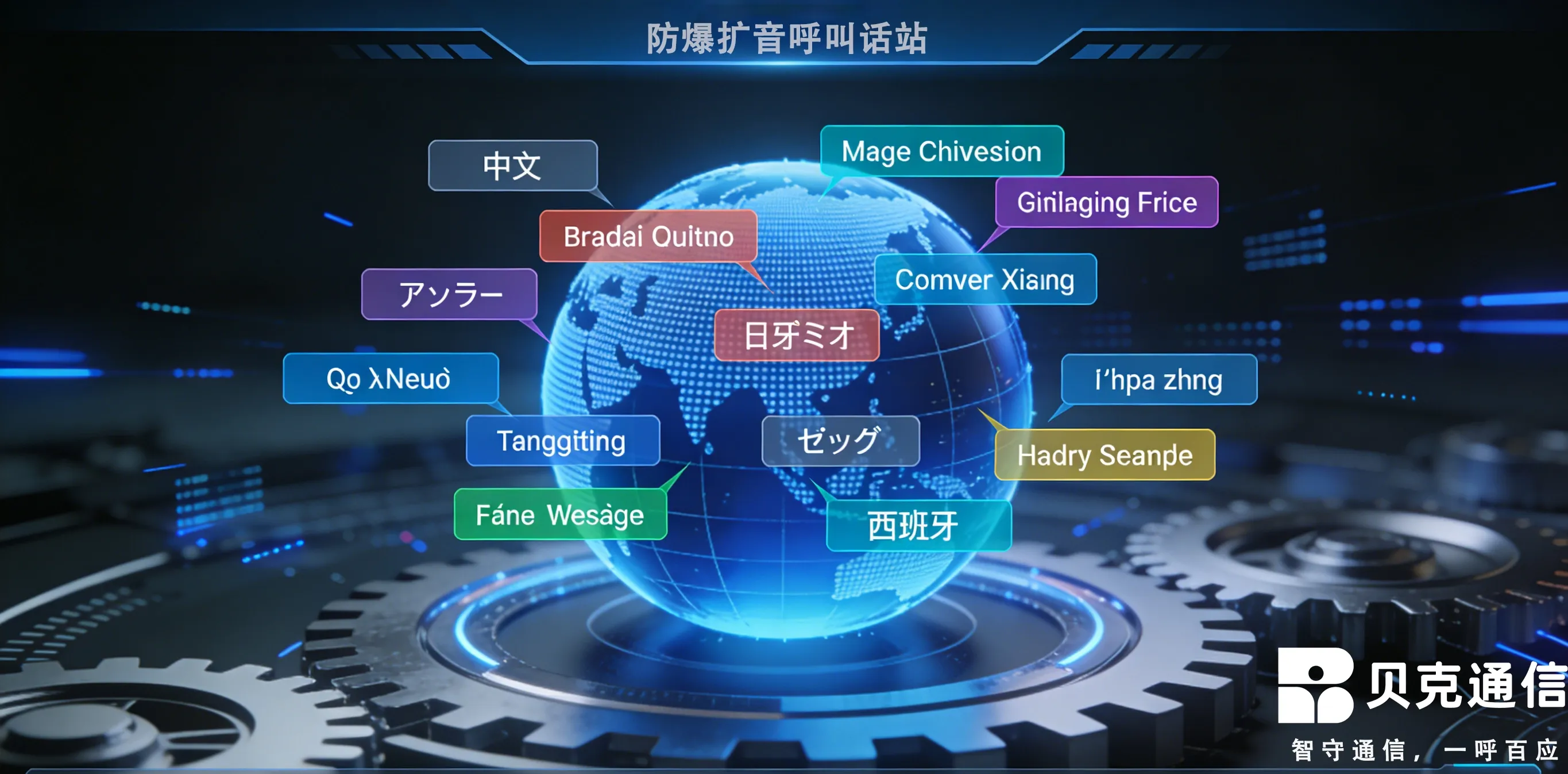 الدعم متعدد اللغات والنشر الدولي لمحطات النداء بنظام PA المقاومة للانفجار في الب