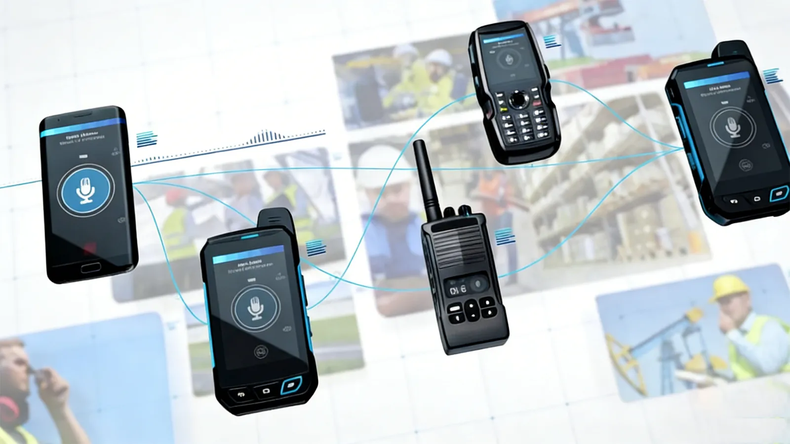 ما هي المعدات لنظام الاتصال الداخلي المتقارب بين القطاعين العام والخاص ؟