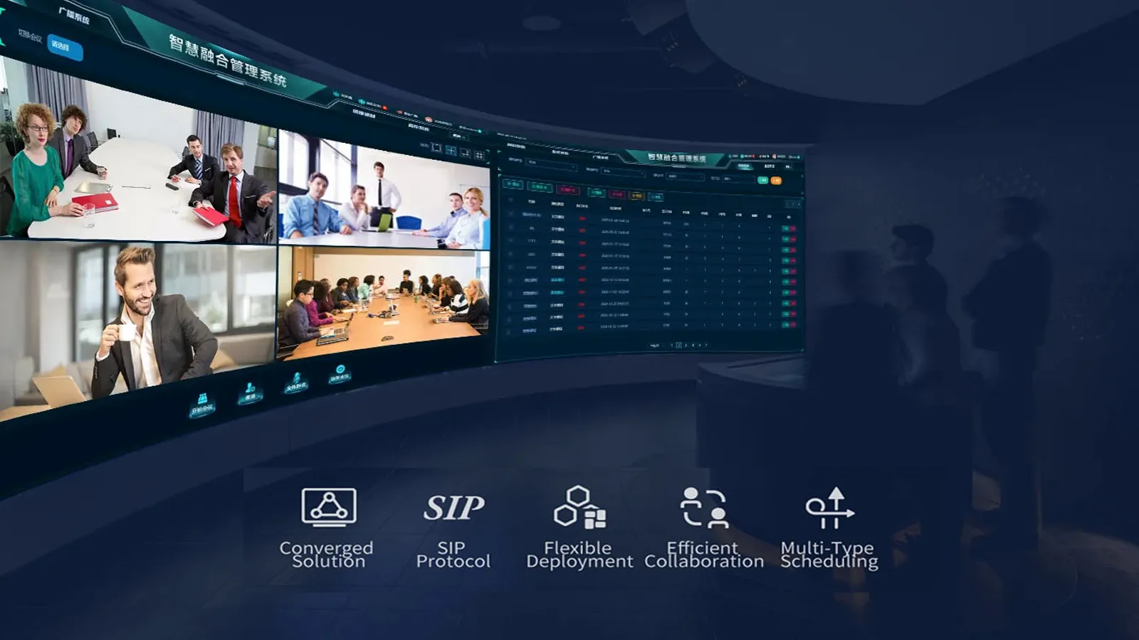 ميزات نظام الاتصالات المتقاربة من Becke