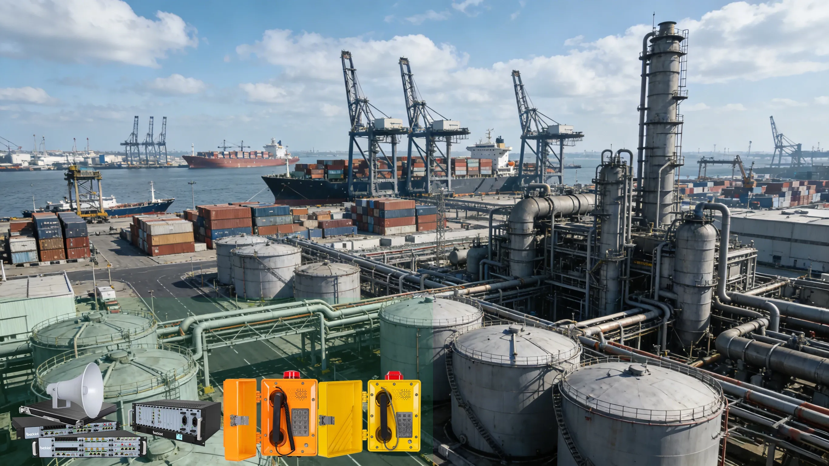 دليل تصميم مجال الصوت وتحسين وضوح الصوت في محطات الاتصال المكبرة المقاومة للانفج